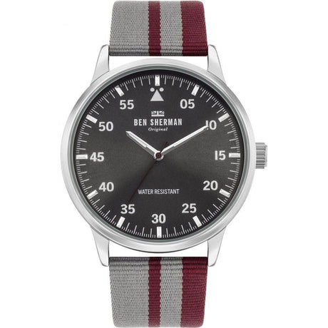 Ben Sherman Gray Fabric Watch - Hilstor