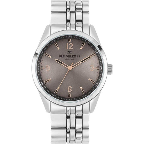 Ben Sherman Gray Stainless Steel Watch - Hilstor