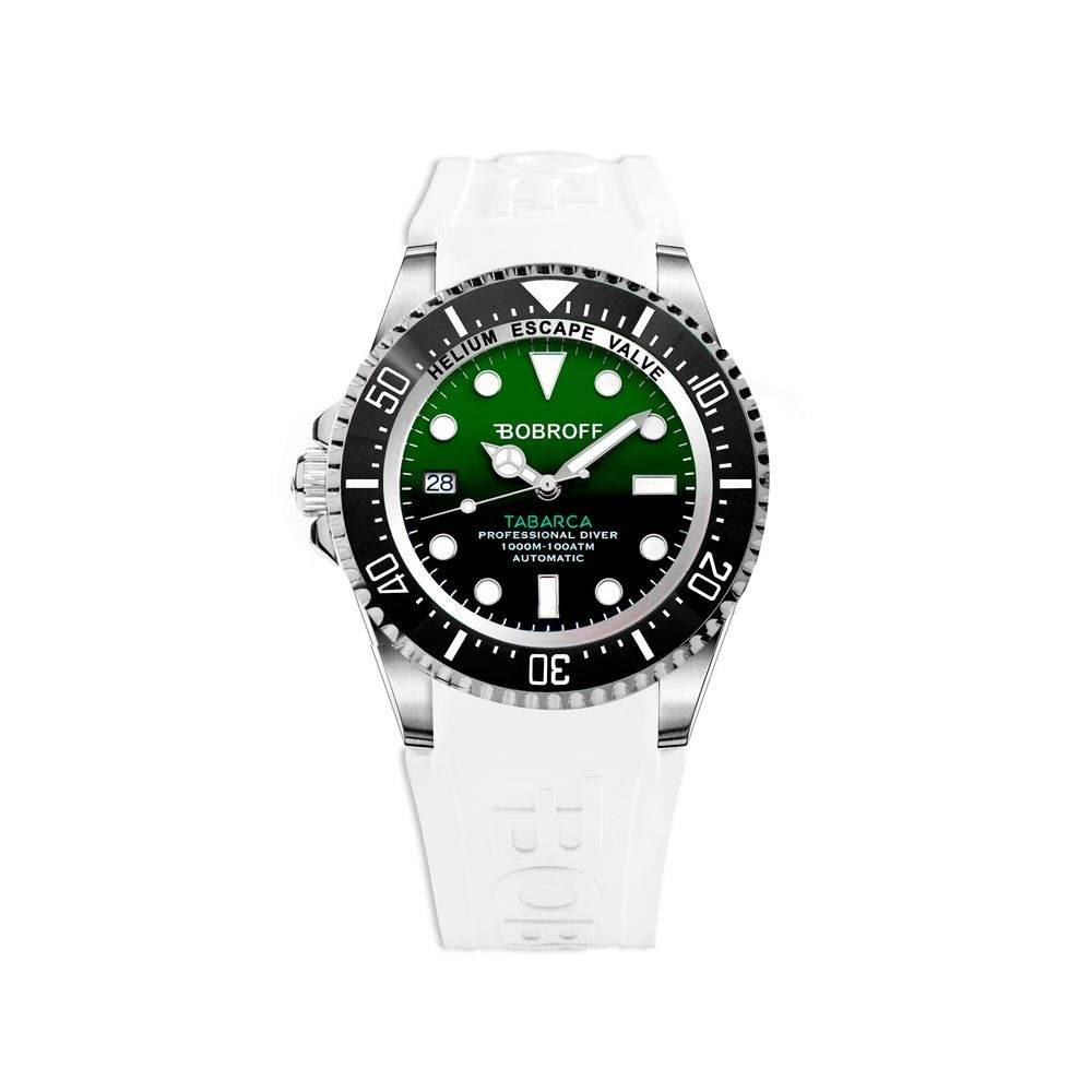 Bobroff White Silicone Watch - Hilstor