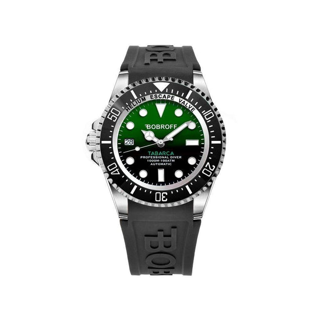 Bobroff Black Rubber Watch - Hilstor