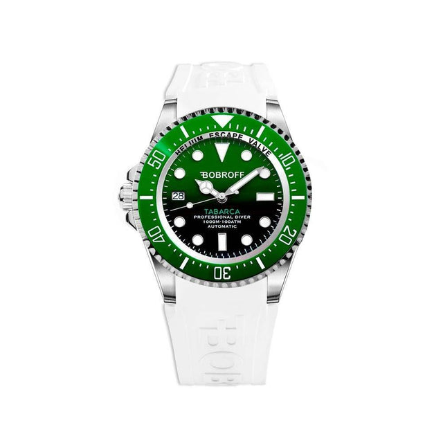 Bobroff White Rubber Watch - Hilstor