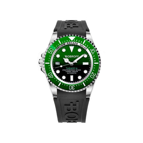 Bobroff Black Rubber Watch - Hilstor