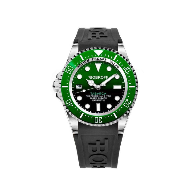 Bobroff Black Rubber Watch - Hilstor