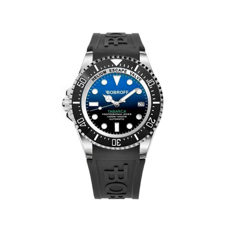 Bobroff Black Silicone Watch - Hilstor