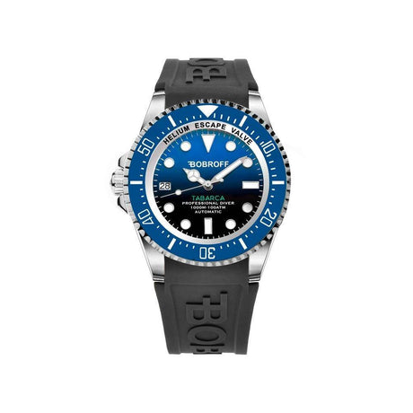 Bobroff Black Rubber Watch - Hilstor