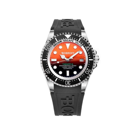 Bobroff Black Rubber Watch - Hilstor