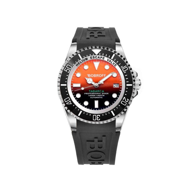 Bobroff Black Rubber Watch - Hilstor