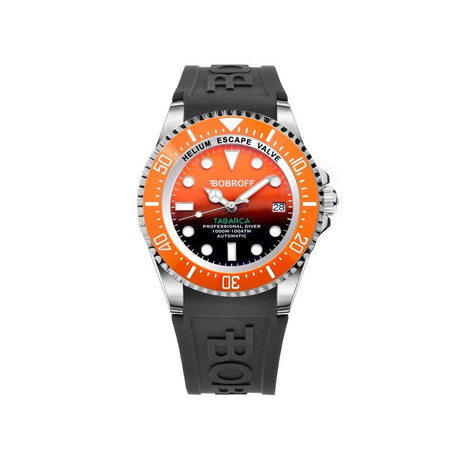 Bobroff Black Rubber Watch - Hilstor