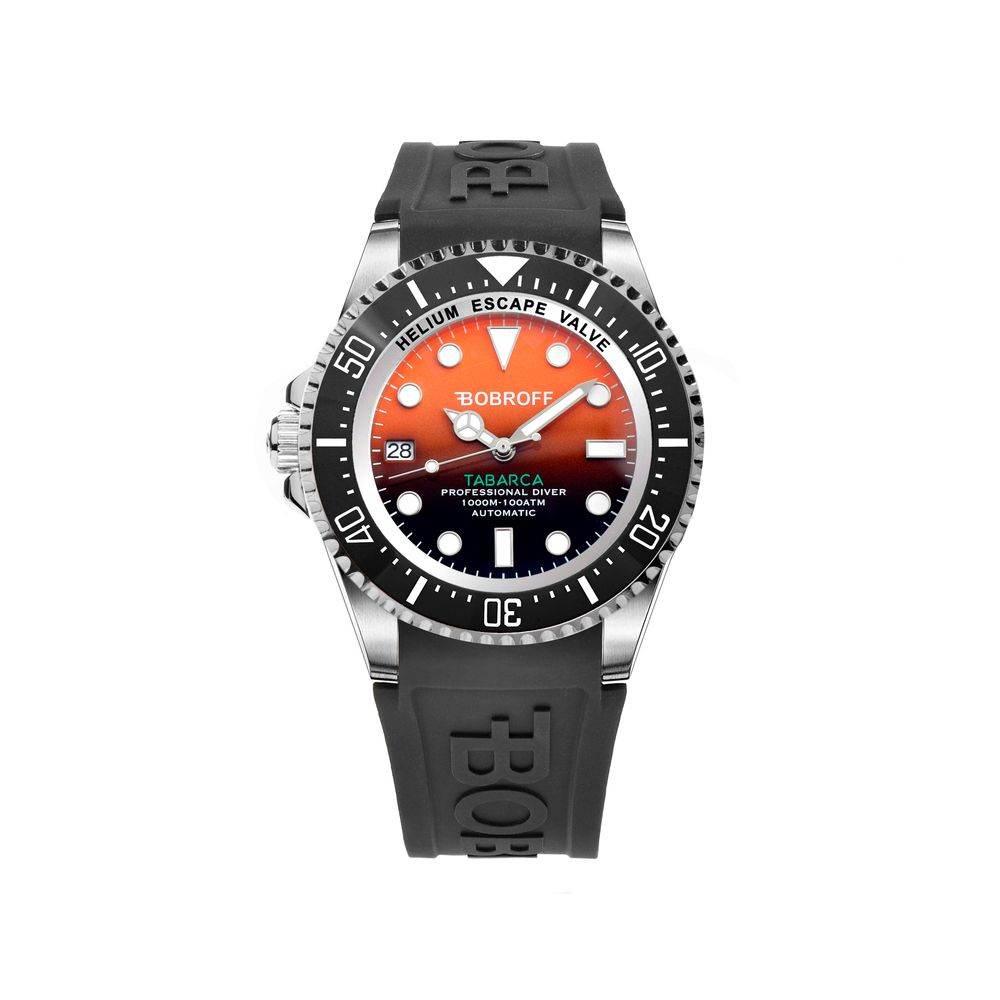 Bobroff Black Rubber Watch - Hilstor