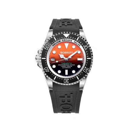 Bobroff Black Rubber Watch - Hilstor