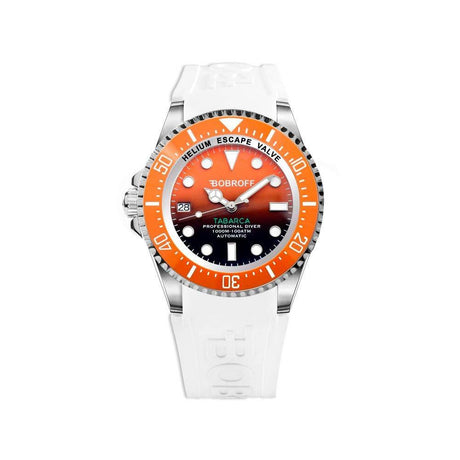 Bobroff White Rubber Watch - Hilstor
