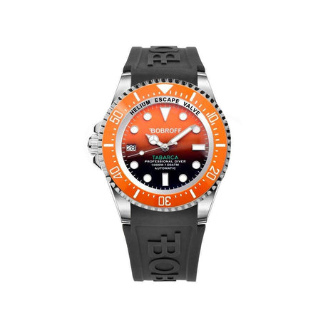 Bobroff Black Rubber Watch - Hilstor