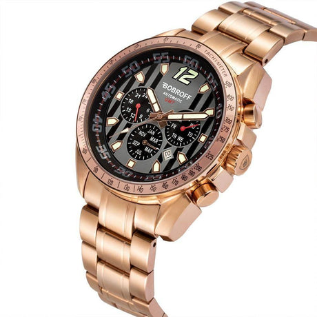 Bobroff Bronze Stainless Steel Watch - Hilstor