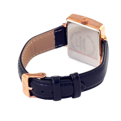 Bobroff Black Leather Watch - Hilstor