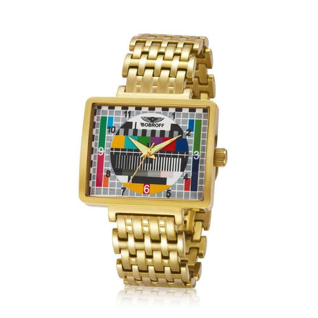 Bobroff Gold Stainless Steel Watch - Hilstor