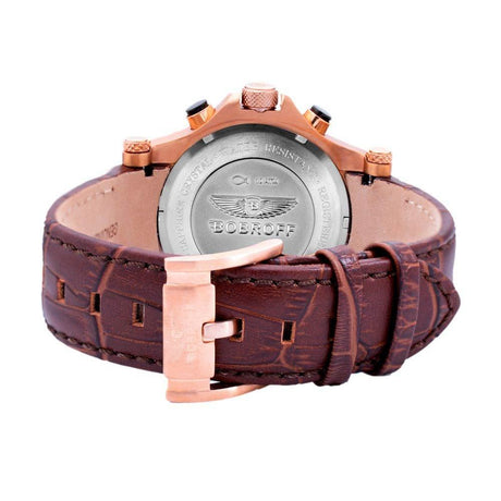 Bobroff Brown Leather Watch - Hilstor