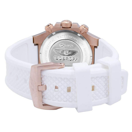 Bobroff White Rubber Watch - Hilstor