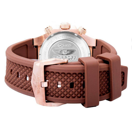 Bobroff Brown Rubber Watch - Hilstor