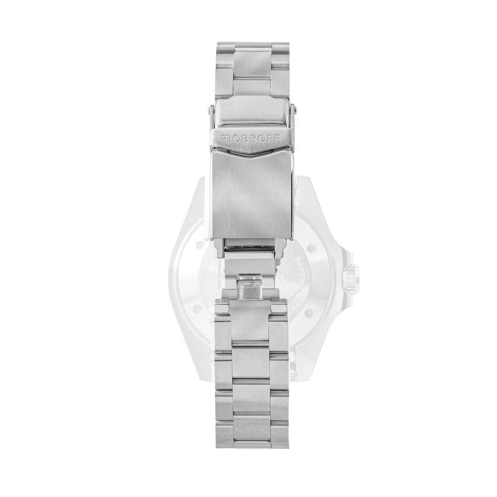 Bobroff Silver Stainless Steel Watch - Hilstor