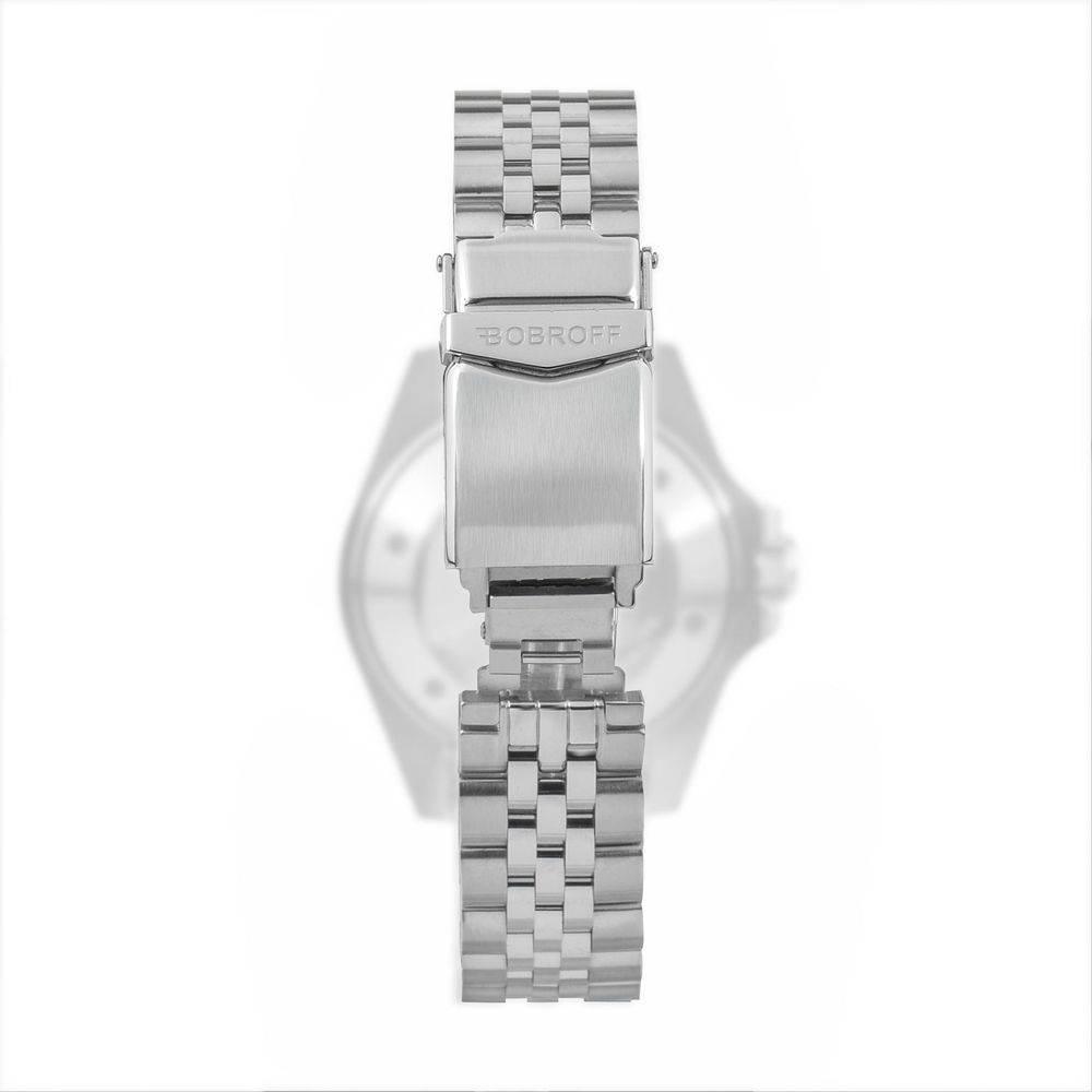 Bobroff Silver Stainless Steel Watch - Hilstor