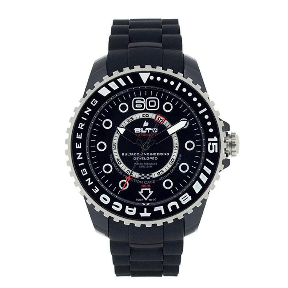Bultaco Black Silicone Watch - Hilstor