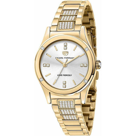 Chiara Ferragni Gold Stainless Steel Watch - Hilstor