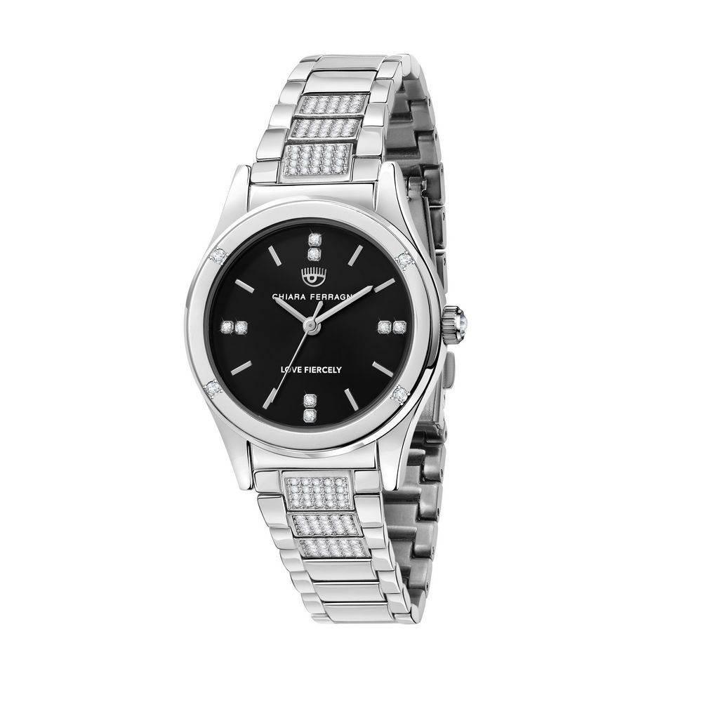 Chiara Ferragni Silver Stainless Steel Watch - Hilstor