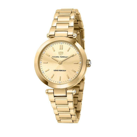 Chiara Ferragni Gold Stainless Steel Watch - Hilstor