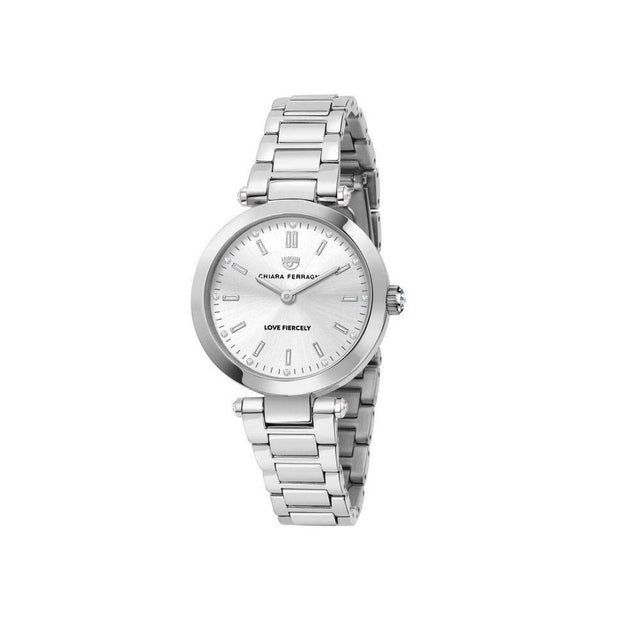 Chiara Ferragni Silver Stainless Steel Watch - Hilstor