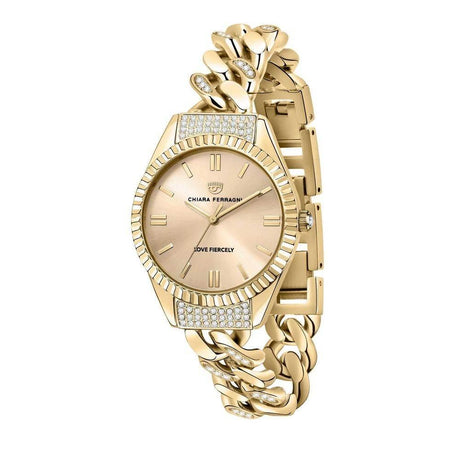 Chiara Ferragni Gold Stainless Steel Watch - Hilstor