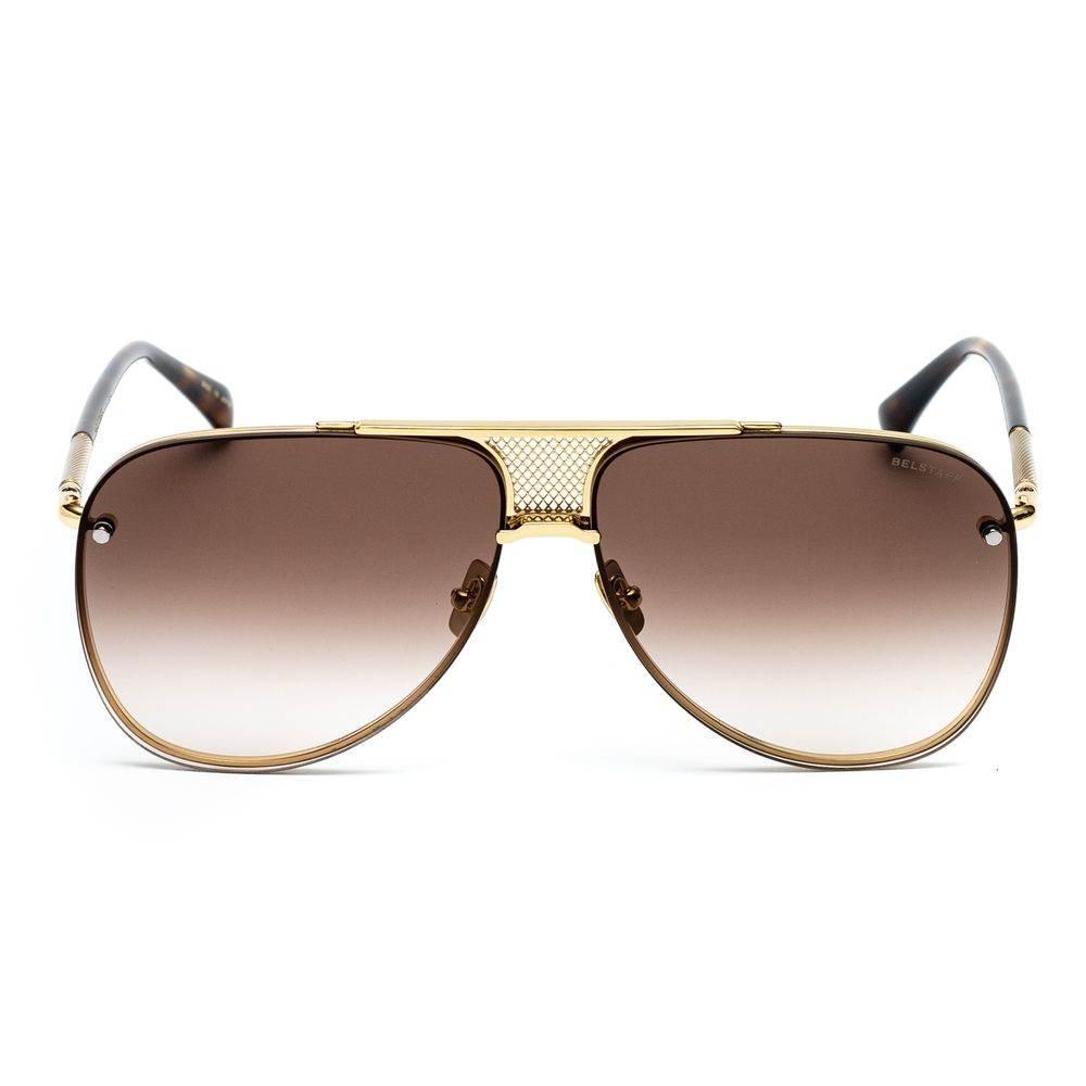 Belstaff Gold Titanium Sunglasses - Hilstor
