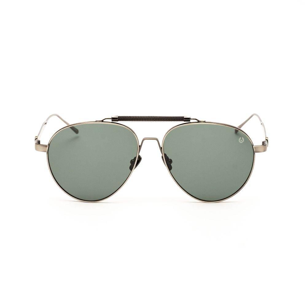 Belstaff Gray Stainless Steel Sunglasses - Hilstor