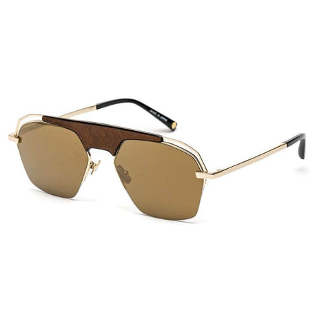 Belstaff Gold Titanium Sunglasses - Hilstor