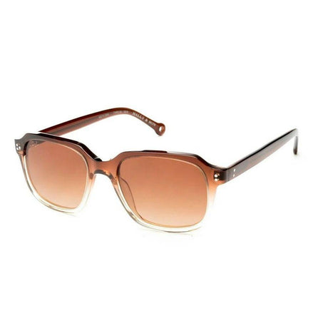Hally&Son Brown Acetate Sunglasses - Hilstor