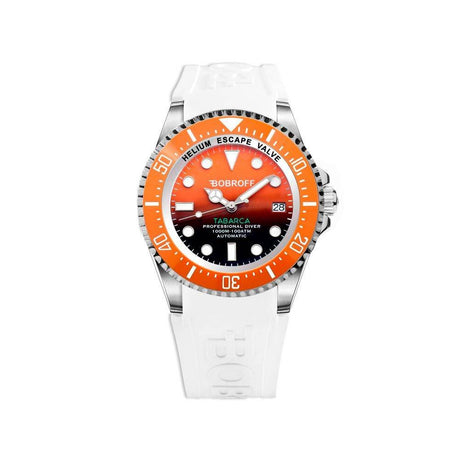 Bobroff White Rubber Watch - Hilstor