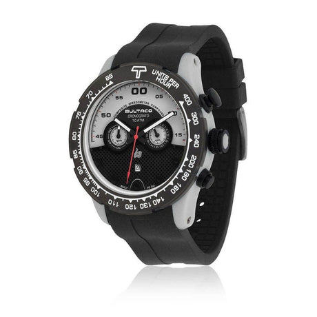 Bultaco Black Rubber Watch - Hilstor