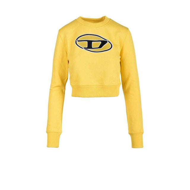 Diesel Yellow Cotton Sweater - Hilstor