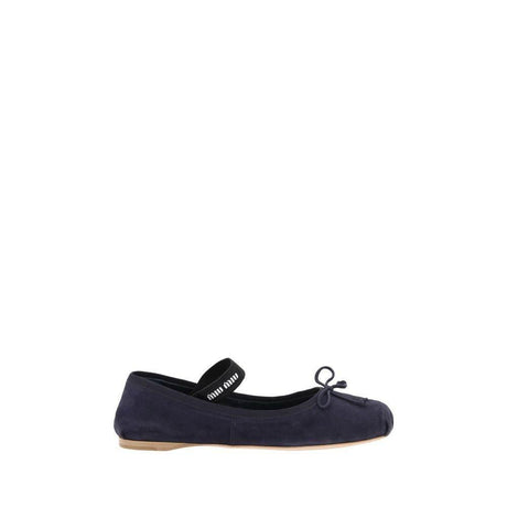 Miu Miu Suede Ballerinas - Hilstor