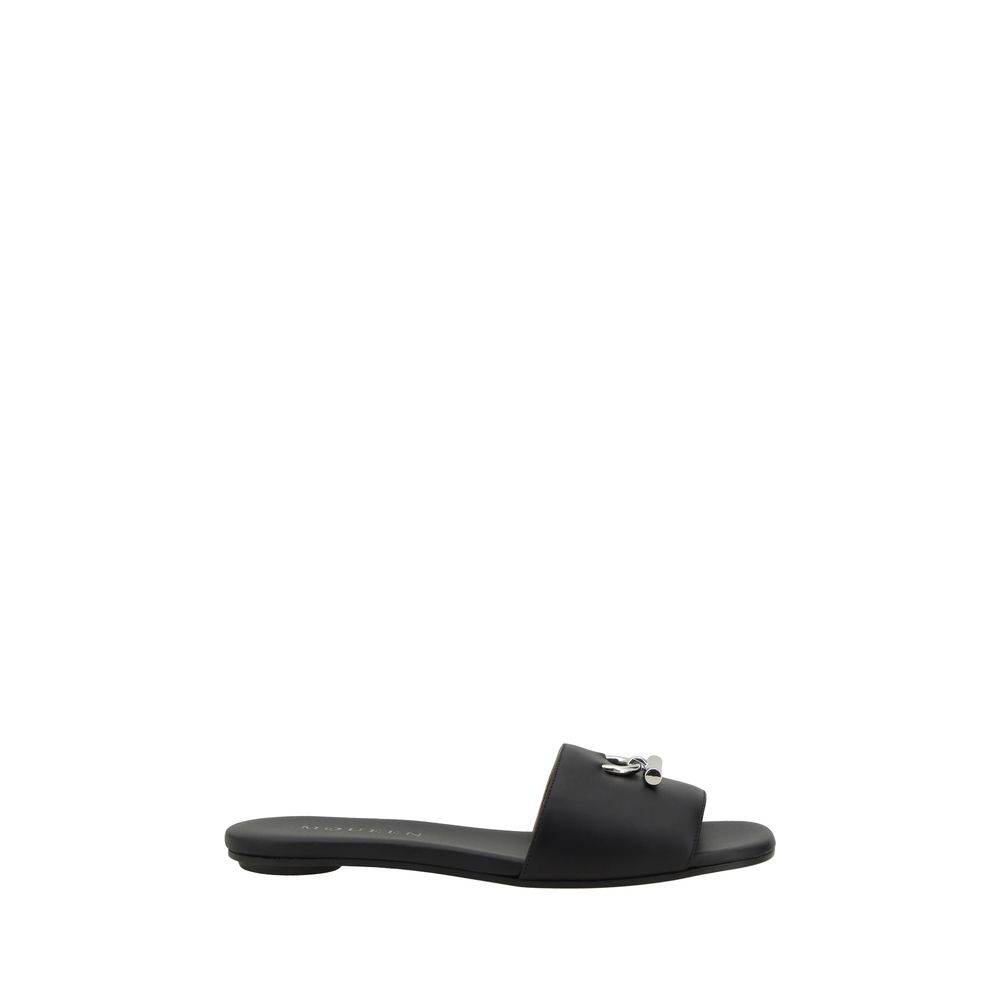 Alexander McQueen Leather Sandals - Hilstor