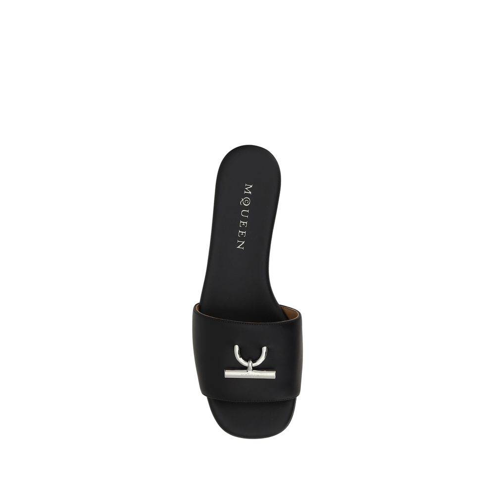 Alexander McQueen Leather Sandals - Hilstor
