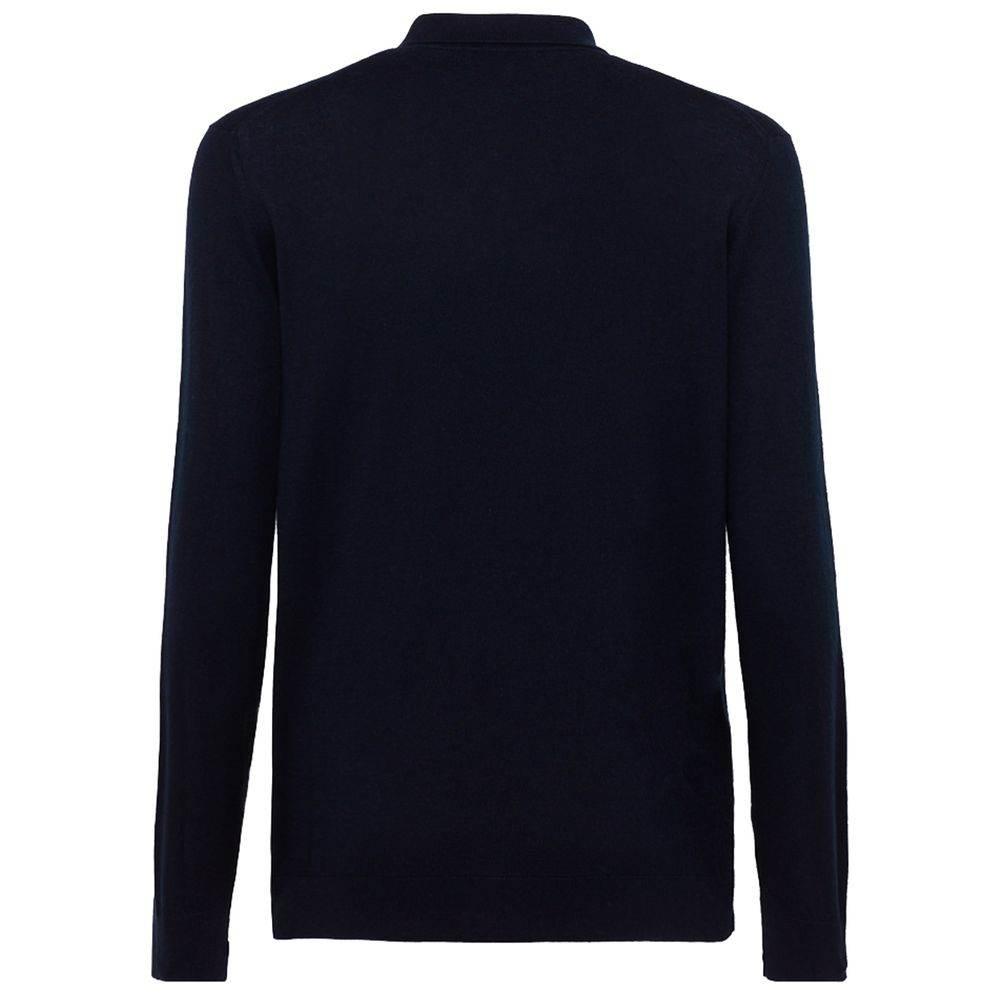 Alpha Studio Blue Cotton Shirt - Hilstor