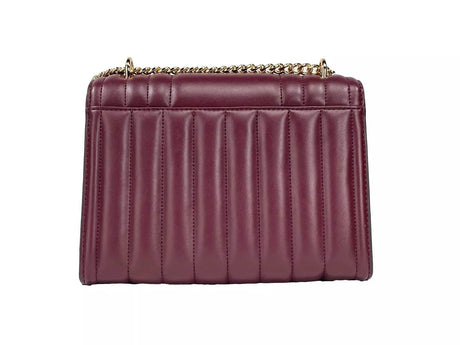 Michael Kors Whitney Medium Chain Shoulder Flap Crossbody Oxblood - Hilstor