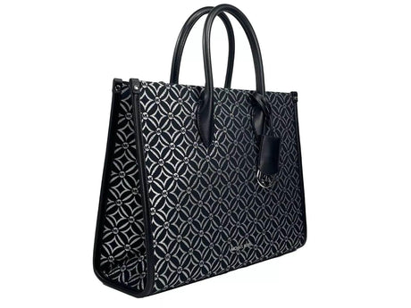 Michael Kors Mirella Medium Top Zip Crossbody Tote Bag Black - Hilstor