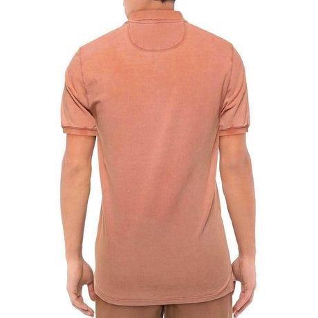 Alpha Studio Pink Cotton Polo Shirt - Hilstor