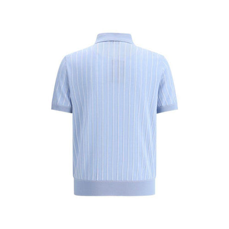 Brioni Striped Polo Sweater - Hilstor
