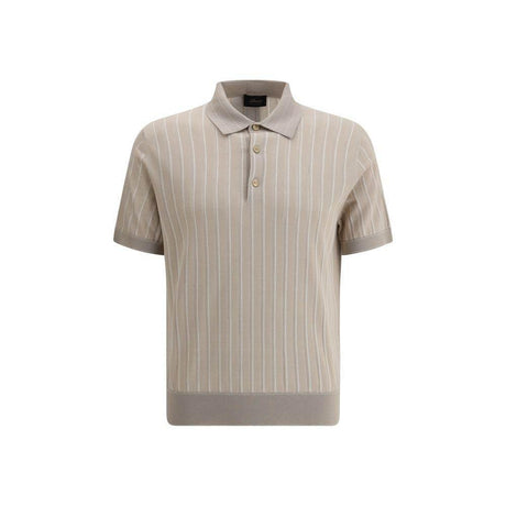 Brioni Striped Polo Sweater - Hilstor