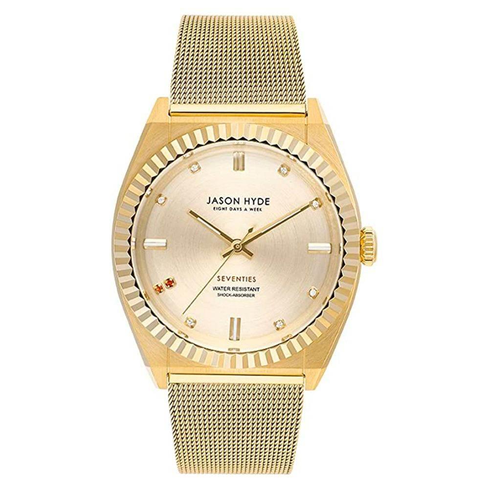 Jason Hyde Gold Steel Watch - Hilstor