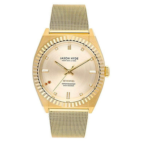 Jason Hyde Gold Steel Watch - Hilstor