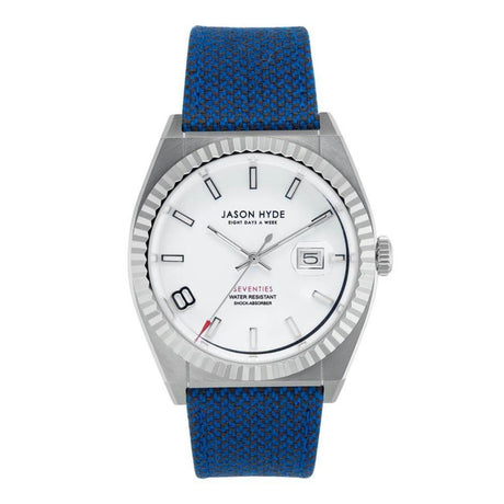 Jason Hyde Blue Textile Watch - Hilstor