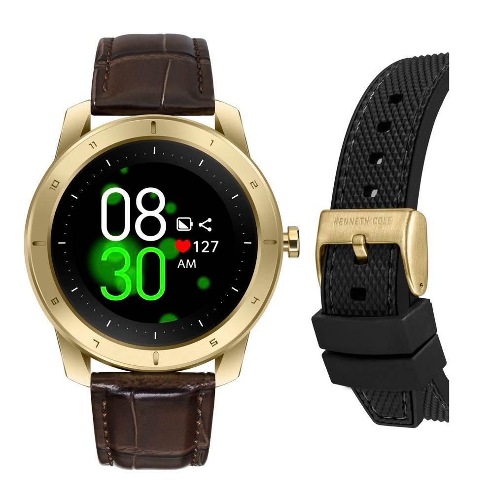 Kenneth Kole Black Silicone Watch - Hilstor